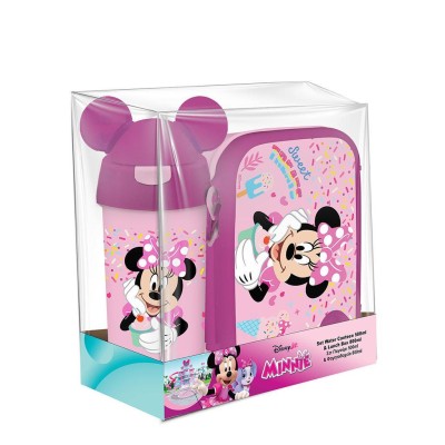 Διακάκης Disney Minnie Σετ Πλαστικό Παγούρι 500ml & Πλαστικό Φαγητοδοχείο 800ml 000565923