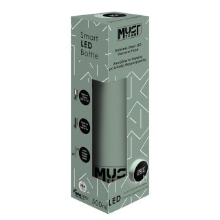 Διακάκης Must Παγούρι Θερμός Ανοξεόδωτο με LED Ένδειξη Θερμοκρασίας Φυστικί 000587479