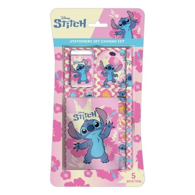 Διακάκης Disney Stitch Σχολικό Σετ Γραφικής Ύλης 5 Τεμαχίων 000565831