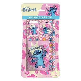 Διακάκης Disney Stitch Σχολικό Σετ Γραφικής Ύλης 5 Τεμαχίων 000565831