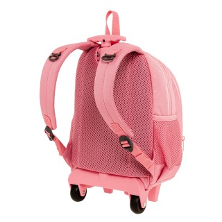 Polo Trolley Junior Fizz Σχολική Τσάντα Νηπιαγωγείου Πλάτης/Τρόλεϊ Ροζ Κύκνος 9-65-001-8449