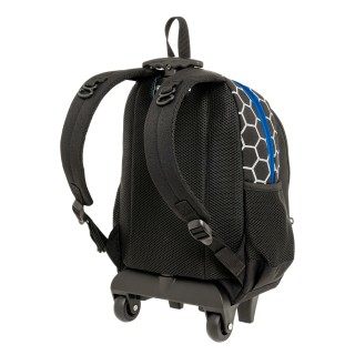 Polo Trolley Junior Fizz Σχολική Τσάντα Νηπιαγωγείου Πλάτης/Τρόλεϊ Μαύρη Ποδόσφαιρο 9-65-001-8451