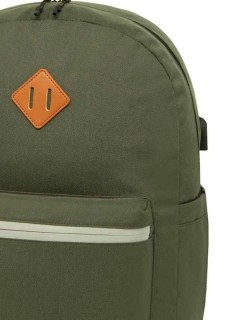 Polo Reflective Σακίδιο Πλάτης Υφασμάτινο Χακί 9-01-271-6300