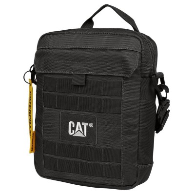 CAT Ανδρική Τσάντα Ώμου / Χιαστί σε Μαύρο Χρώμα 84036-80