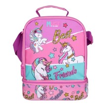 Διακάκης Must Σχολική Τσάντα Φαγητού Unicorn Friends Ροζ 000587274