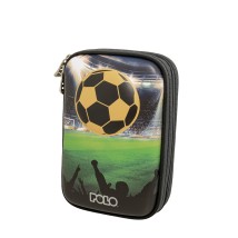 Polo Orbit Σχολική Κασετίνα Τριπλή Ποδόσφαιρο Πράσινη 9-37-056-8424