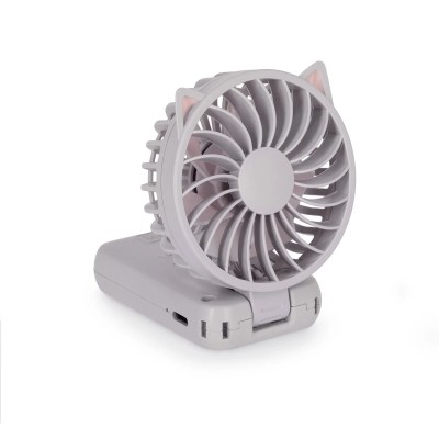 Legami Milano Good Vibes Mini Fan Rechargable Kitty Γκρι FAN0005