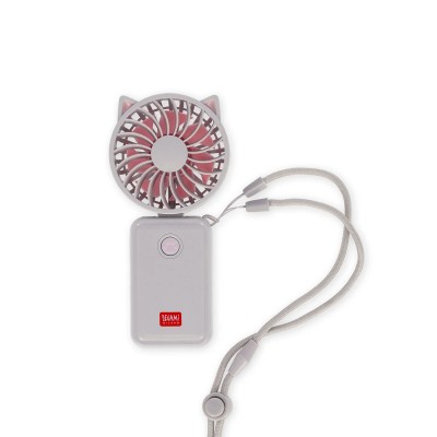 Legami Milano Good Vibes Mini Fan Rechargable Kitty Γκρι FAN0005