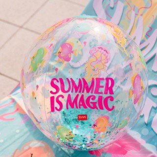Legami Milano Good Vibes Glitter Beach Ball ''Summer Is Magic'' 40cm BB0013