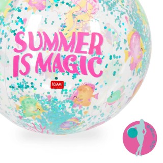 Legami Milano Good Vibes Glitter Beach Ball ''Summer Is Magic'' 40cm BB0013