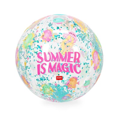 Legami Milano Good Vibes Glitter Beach Ball ''Summer Is Magic'' 40cm BB0013