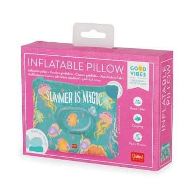 Legami Milano Good Vibes Inflatable Pillow ''Summer Is Magic'' 37x30cm IP0016