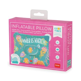 Legami Milano Good Vibes Inflatable Pillow ''Summer Is Magic'' 37x30cm IP0016