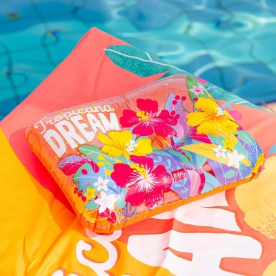 Legami Milano Good Vibes Inflatable Pillow ''Tropicana Dream'' 37x30cm IP0017
