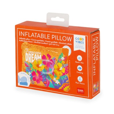 Legami Milano Good Vibes Inflatable Pillow ''Tropicana Dream'' 37x30cm IP0017