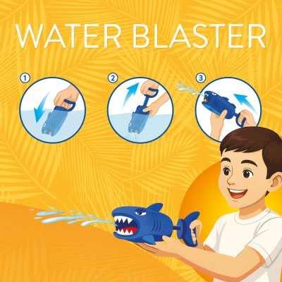 Legami Milano Good Vibes Water Blaster Shark WSK0002