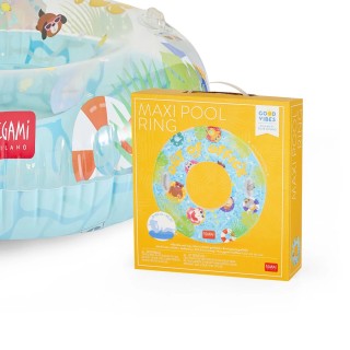 Legami Milano Good Vibes Inflatable Maxi Ring for Swimming Pool ''Out Of Office'' SWIM0019
