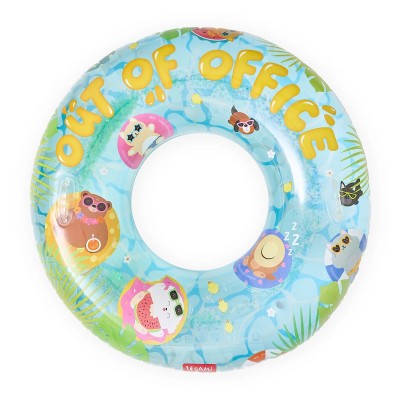 Legami Milano Good Vibes Inflatable Maxi Ring for Swimming Pool ''Out Of Office'' SWIM0019