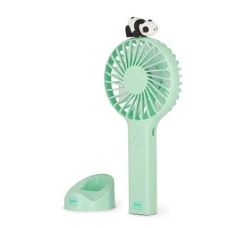 Legami Milano Good Vibes Mini Fan With Base Panda MDF0001