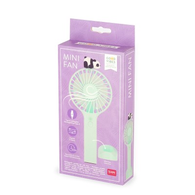 Legami Milano Good Vibes Mini Fan With Base Panda MDF0001