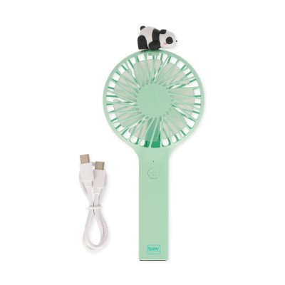 Legami Milano Good Vibes Mini Fan With Base Panda MDF0001