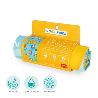 Legami Milano Good Vibes Beach Towel ''Out Of Office'' BT0037