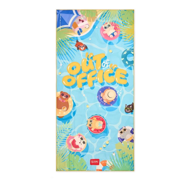Legami Milano Good Vibes Beach Towel ''Out Of Office'' BT0037