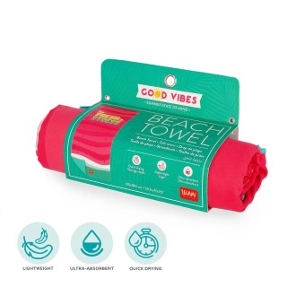Legami Milano Good Vibes Beach Towel ''Too Fresh To Stress'' BT0038