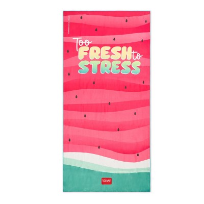Legami Milano Good Vibes Beach Towel ''Too Fresh To Stress'' BT0038