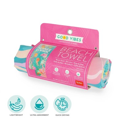 Legami Milano Good Vibes Beach Towel ''Summer Is Magic'' BT0039