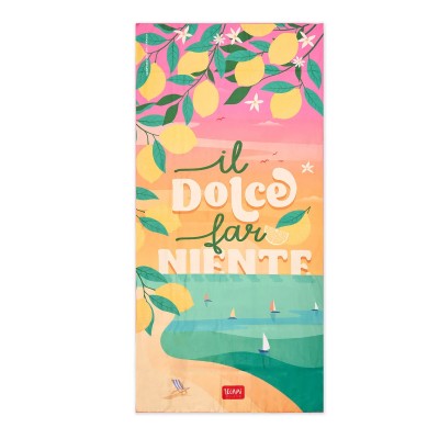 Legami Milano Good Vibes Beach Towel ''Il Dolce Far Niente'' BT0040