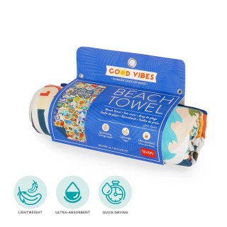 Legami Milano Good Vibes Beach Towel ''Life Is A Journey'' BT0042