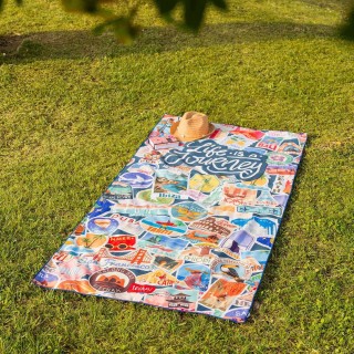 Legami Milano Good Vibes Beach Towel ''Life Is A Journey'' BT0042