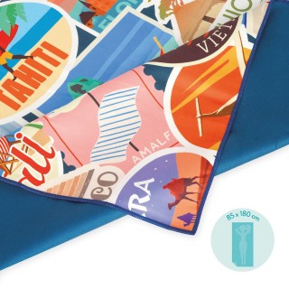 Legami Milano Good Vibes Beach Towel ''Life Is A Journey'' BT0042