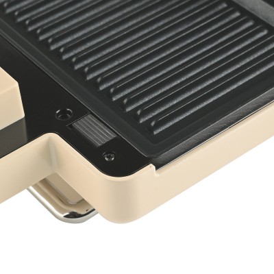 ESTIA ΤΟΣΤΙΕΡΑ RETRO EPOQUE 2 ΘΕΣΕΩΝ 800w ΜΕ ΑΠΟΣΠΩΜΕΝΕΣ ΑΝΤΙΚΟΛΛΗΤΙΚΕΣ ΠΛΑΚΕΣ