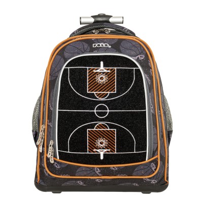 Polo Trolley Orbit Σχολική Τσάντα Τρόλεϊ Δημοτικού Μαύρη Μπάσκετ 9-65-056-8423