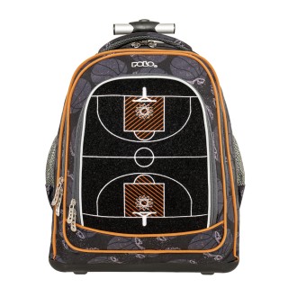 Polo Trolley Orbit Σχολική Τσάντα Τρόλεϊ Δημοτικού Μαύρη Μπάσκετ 9-65-056-8423