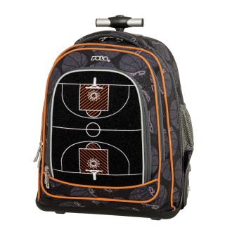 Polo Trolley Orbit Σχολική Τσάντα Τρόλεϊ Δημοτικού Μαύρη Μπάσκετ 9-65-056-8423