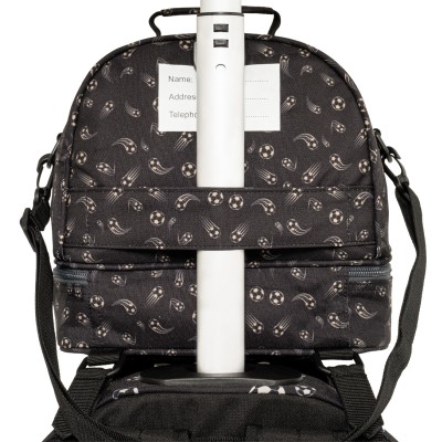 Polo Trolley Orbit Σχολική Τσάντα Τρόλεϊ Δημοτικού Μαύρη Ποδόσφαιρο 9-65-056-8424