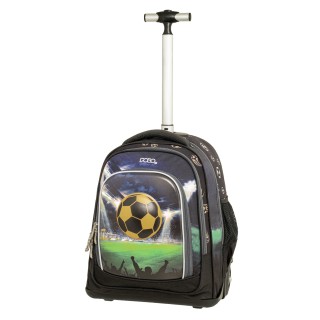 Polo Trolley Orbit Σχολική Τσάντα Τρόλεϊ Δημοτικού Μαύρη Ποδόσφαιρο 9-65-056-8424