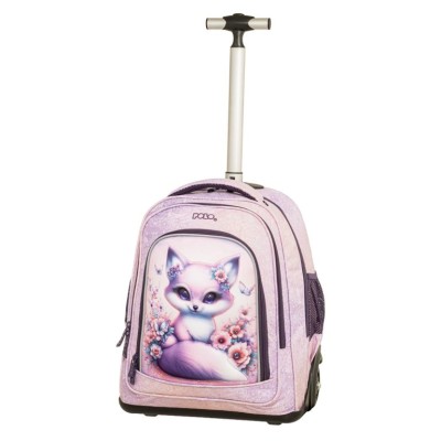 Polo Trolley Orbit Σχολική Τσάντα Τρόλεϊ Δημοτικού Ροζ Αλεπού 9-65-056-8425