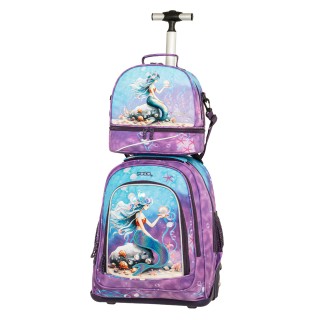 Polo Trolley Orbit Σχολική Τσάντα Τρόλεϊ Δημοτικού Μωβ Γοργόνα 9-65-056-8426