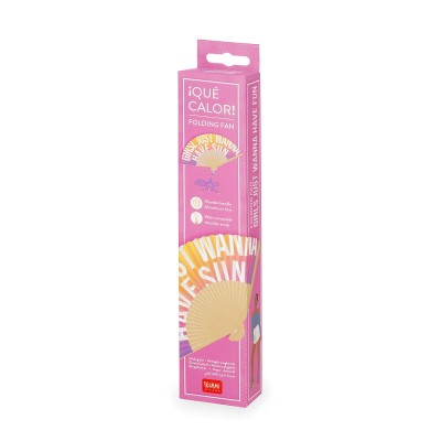 Legami Milano Folding Fan Girls Just Wanna Have Fun Βεντάλια Ροζ FFAN0004