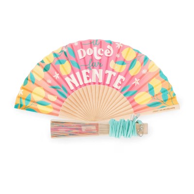 Legami Milano Folding Fan Dolce Far Niente Βεντάλια Ροζ FFAN0006