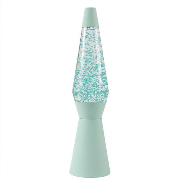 I-Total Διακοσμητικό Φωτιστικό Glitter Lamp Τιρκουάζ XL2984
