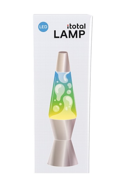 I-Total Διακοσμητικό Φωτιστικό Λάμπα LED Ασημί XL3322