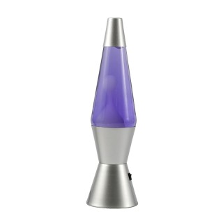 I-Total Διακοσμητικό Φωτιστικό Λάμπα LED Ασημί/Μωβ XL3325