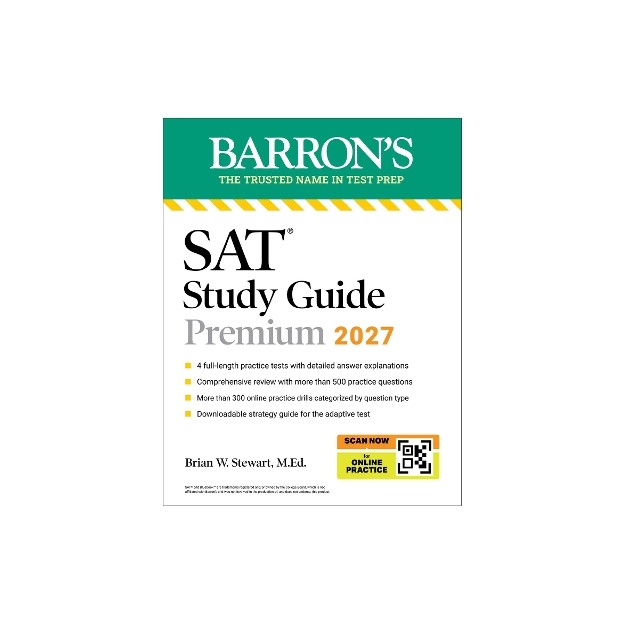 BARRONS SAT STUDY GUIDE PREMIUM 2027 (+ ONLINE PRACTICE)