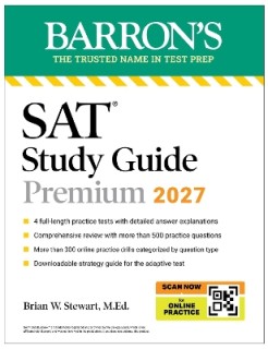 BARRONS SAT STUDY GUIDE PREMIUM 2027 (+ ONLINE PRACTICE)