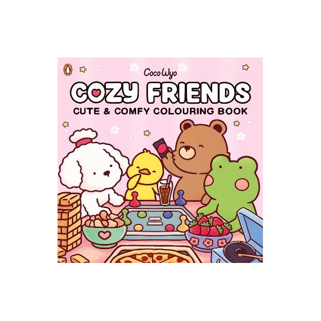 COZY FRIENDS: CUTE AND COMFY COLOURING BOOK
